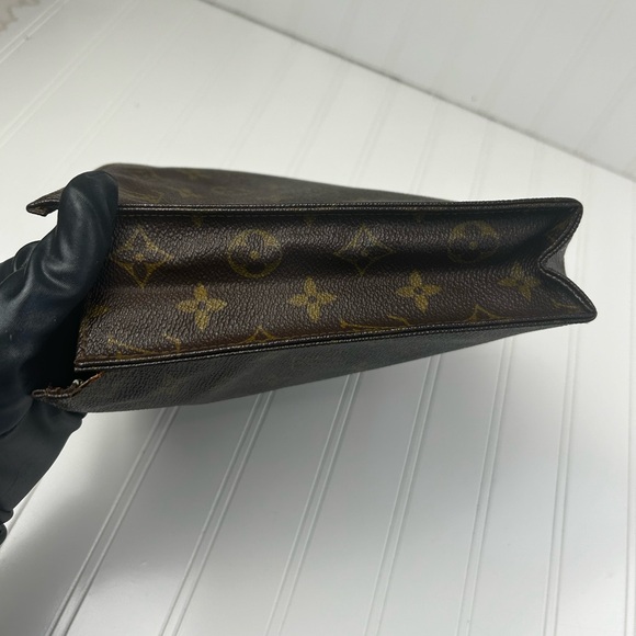 Louis Vuitton Monogram Toiletry Pouch Cosmetic Bag Clutch 26 - Picture 9 of 15